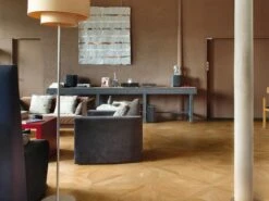 Parquet A Cassettoni Rovere Naturale Spazzolato Verniciato - Jura Natural