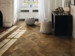 Parquet A Cassettoni Rovere Spazzolato Verniciato Grigio - Skyfall Slate Grey