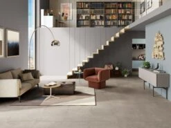 Piastrella Metropolitan Mud 60x120 Gres Effetto Cemento Tortora