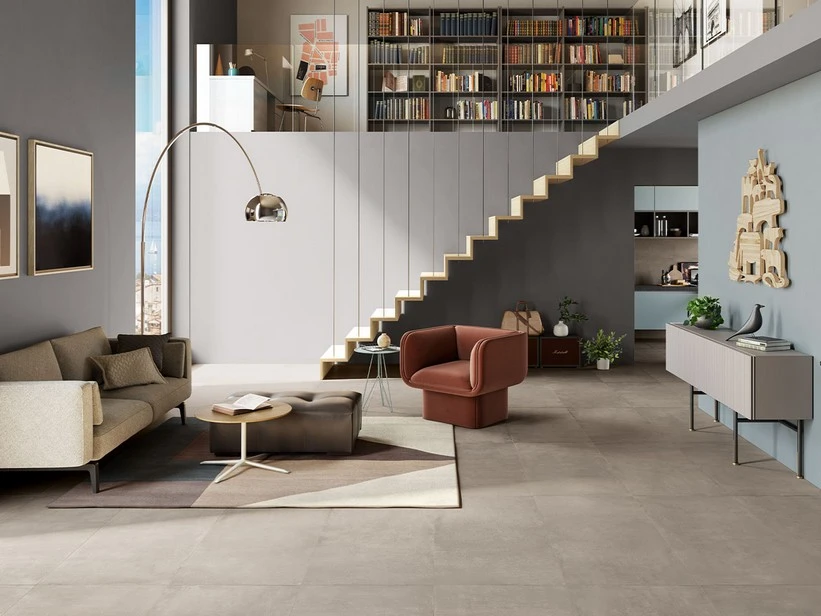 Piastrella Metropolitan Mud 60x120 Gres Effetto Cemento Tortora 3 Piastrella Metropolitan Mud 60x120 Gres Effetto Cemento Tortora