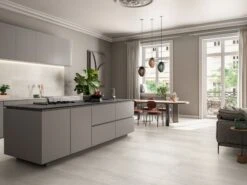 Piastrella Sottile 3,5 Mm Slim Stone White 50x100 Gres Effetto Pietra Bianca