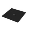 Piatto Doccia Quadrato Crypto 80x80 H2,5 Cm In Resina Nero -Vendite BagnoVivo piatto doccia crypto nero opaco quadrato 80x80 1