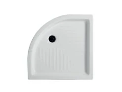 Piatto Doccia Dai 80X80 H10 Semicircolare Ceramica Bianco