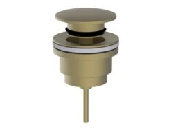 Piletta Click Clack Detroit Con Troppo Pieno Oro Spazzolato