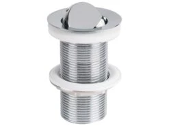 Piletta Per Lavabo/Bidet Avax H90 Mm Senza Troppo Pieno Ottone Cromo