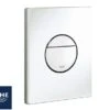 Placca Wc Grohe® Sail 2 Pulsanti Bianca -Vendite BagnoVivo placca sail 2 pulsanti bianca