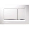 Placca Wc Geberit Sigma30 2 Pulsanti Bianco/Cromo/Bianco -Vendite BagnoVivo placca sigma30 bianco cromo bianco n