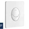 Placca Wc Grohe® Start 2 Pulsanti Bianca -Vendite BagnoVivo placca start 2 pulsanti bianca