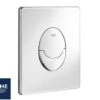 Placca Wc Grohe® Start 2 Pulsanti Cromo -Vendite BagnoVivo placca start 2 pulsanti cromo