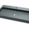 Lavabo Appoggio/Incasso Ponza 100 Grigio Carnico In Resina Opaco Grigio Carnico -Vendite BagnoVivo ponza 100 lavabo arredo grigio