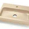 Lavabo Appoggio/Incasso Ponza 60 In Resina Opaco Crema Marfil -Vendite BagnoVivo ponza 60 lavabo arredo crema