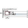 Profilo Di Allungamento Relax 25x25 +2,5cm Inox -Vendite BagnoVivo profilo allungamento relax 2 5cm 1