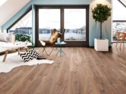Pavimento Laminato Renaissance Oak Large Effetto Rovere Marrone AC5