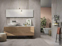Piastrella Rockstone Grey 75X150 Gres Effetto Pietra Grigio