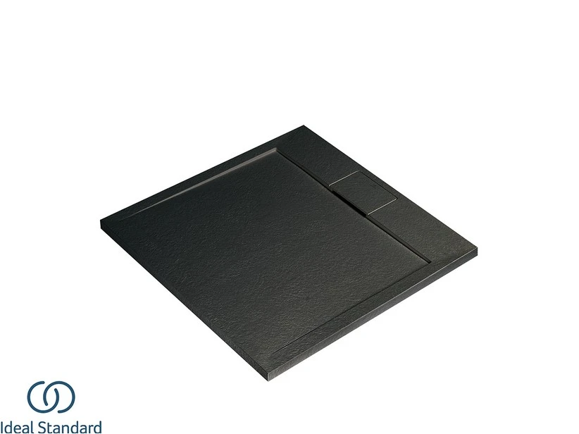 Piatto Doccia Ideal Standard® ULTRAFLAT-S I.LIFE Quadrato 80x80 Cm Resina Nero 3 Piatto Doccia Ideal Standard® ULTRAFLAT-S I.LIFE Quadrato 80x80 Cm Resina Nero