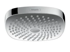 Soffione Doccia Croma Select E 180 Ø 18 Cm Acciaio Inox Cromo 2 Getti