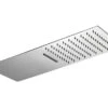 Soffione Doccia Spa 50x22 Cm Acciaio Inox 2 Getti Pioggia + Cascata Cromo -Vendite BagnoVivo soffione doccia spa 50x22 cm acciaio inox 2 getti pioggia cascata cromo