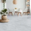 Pavimento Spc Carrara White Effetto Marmo -Vendite BagnoVivo spc carrara amb