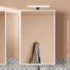 Specchio Bagno Qubo Contenitore 50x85 P14 Verticale Bianco Matrix -Vendite BagnoVivo specchio bagno qubo contenitore verticale bianco matrix