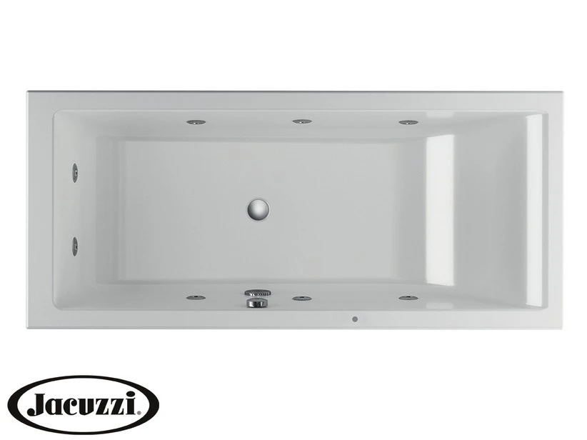 Vasca Idromassaggio Jacuzzi® Silk 180x80 Cm Destra Senza Pannelli 3 Vasca Idromassaggio Jacuzzi® Silk 180x80 Cm Destra Senza Pannelli
