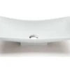 Lavabo Da Appoggio Vela In Resina Opaco Bianco Carrara 2 Lavabo Da Appoggio Vela In Resina Opaco Bianco Carrara -Vendite BagnoVivo vela lavabo arredo bianco