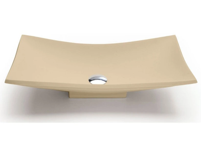 Lavabo Da Appoggio Vela In Resina Opaco Crema Marfil 3 Lavabo Da Appoggio Vela In Resina Opaco Crema Marfil