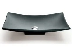 Lavabo Da Appoggio Vela In Resina Opaco Grigio Carnico