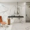 Piastrella Xlab Statuario Lappato 120X120 Gres Effetto Marmo 1 Piastrella Xlab Statuario Lappato 120X120 Gres Effetto Marmo -Vendite BagnoVivo xlab statuario lappato amb
